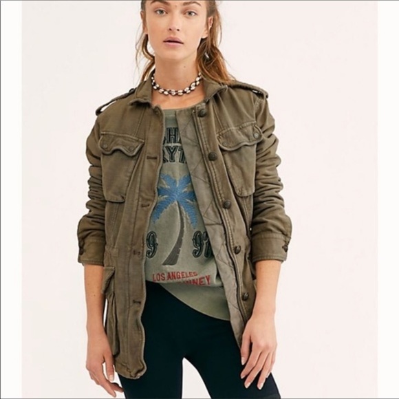 Free People Jackets & Blazers - Free People Not Your Brothers Utility Jacket